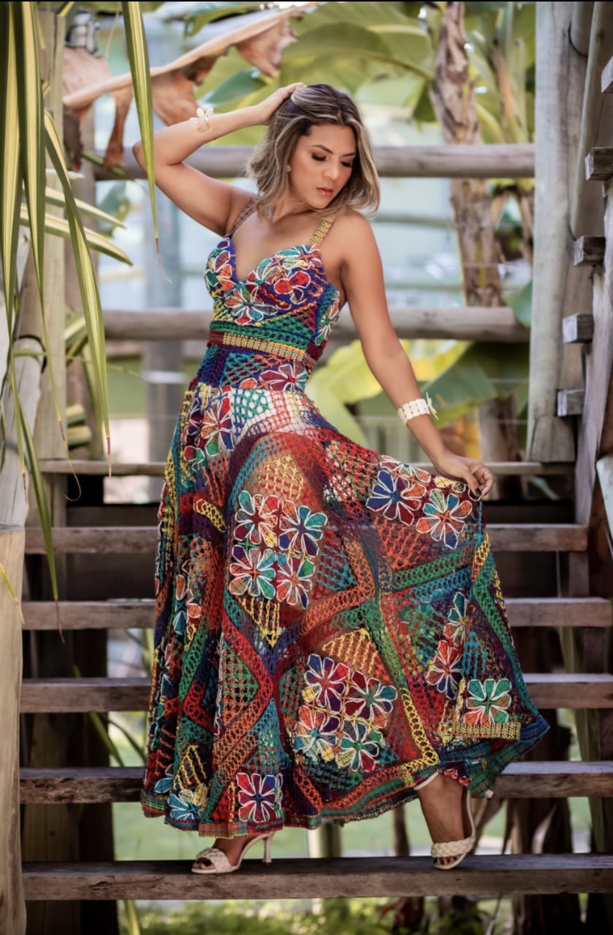 Charlotte Filet Lace Maxi Skirt - UNIQUE brasil